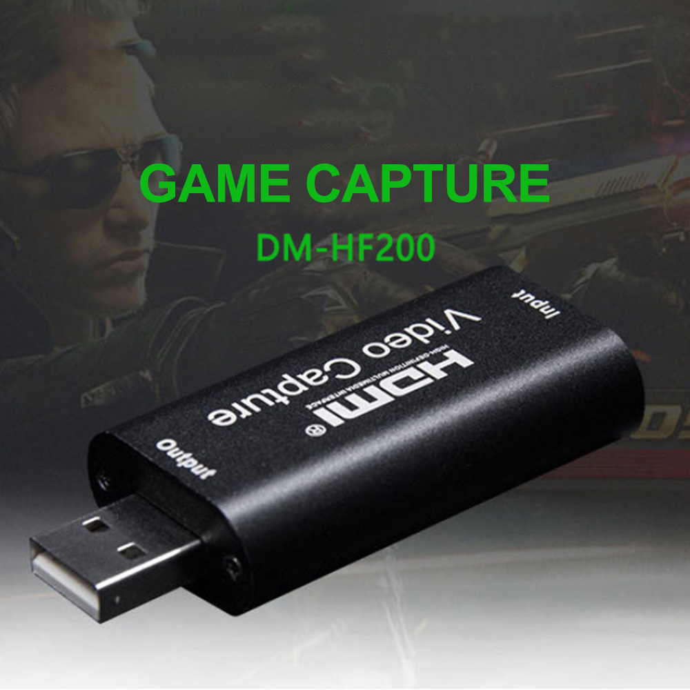 Thẻ ghi video 1080P USB 2.0 cho Công cụ phát trực tuyến video trò chơi