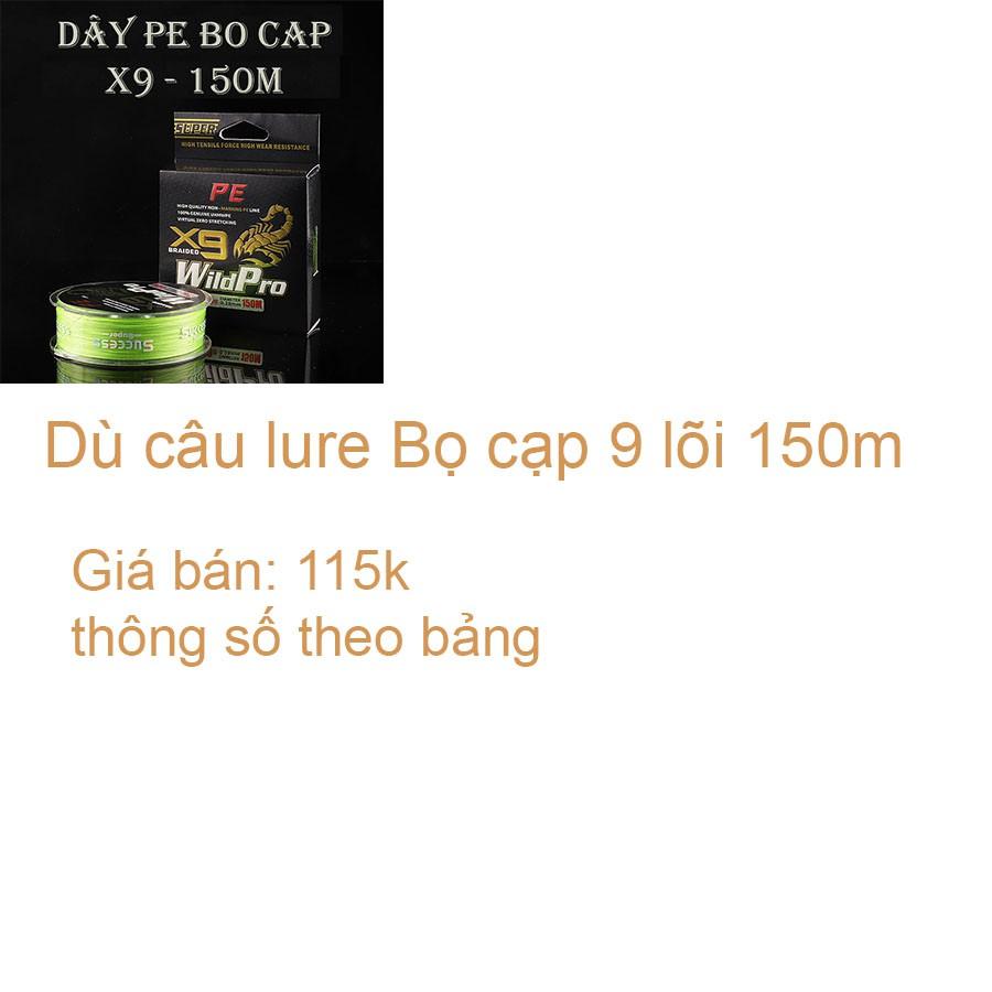 Dây dù bọ cạp - dây dù PE Lure X9 WildPro dài 150m