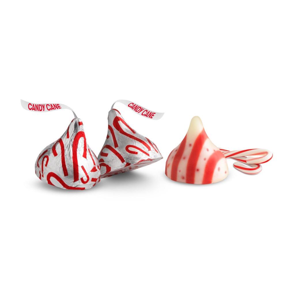 TÚI 255g SOCOLA BẠC HÀ Hershey Kisses Candy Cane Mint With Stripes and Candy Bits, Christmas - MẪU GIÁNG SINH (9 oz)