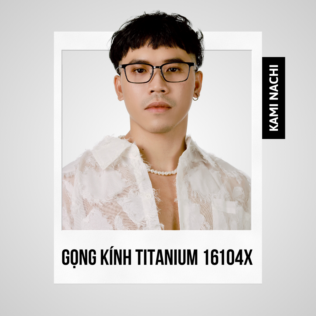 Gọng kính The Angel phiên bản Remi chất liệu Titanium mạ I-on mã 16104X KAMI NACHI