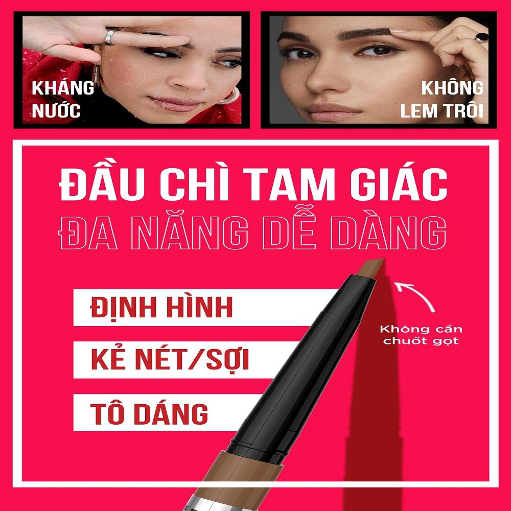 Chì Kẻ Mày Maybelline New York Tattoo Brow Up To 36H Pigment Pencil 0.25g