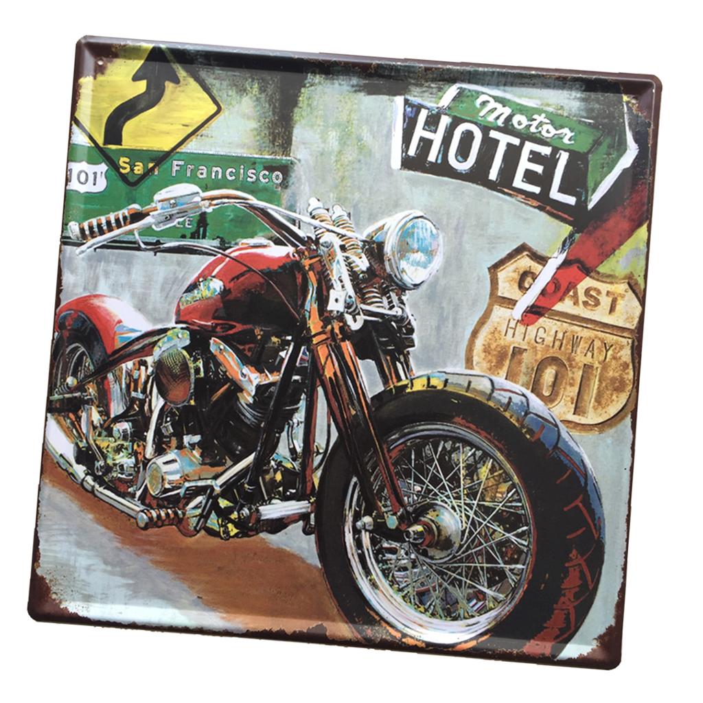 30cmx30cm Vintage Metal Tin Sign Plaque Wall Art Poster Cafe Bar Pub