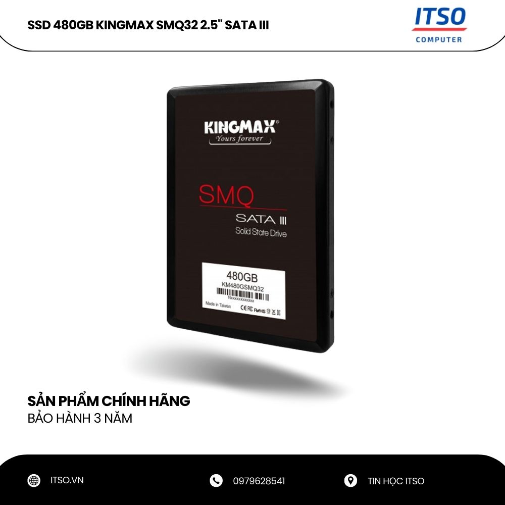 Ổ cứng SSD Kingmax SMQ32 480GB - Hàng chính hãng