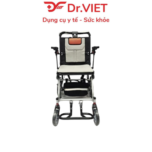 Xe Lăn Lucass X400 Siêu Nhẹ 9kg - Xe Lăn Gấp Gọn Đi Du Lịch, Khung Nhôm Cao Cấp Chống Rỉ Sét