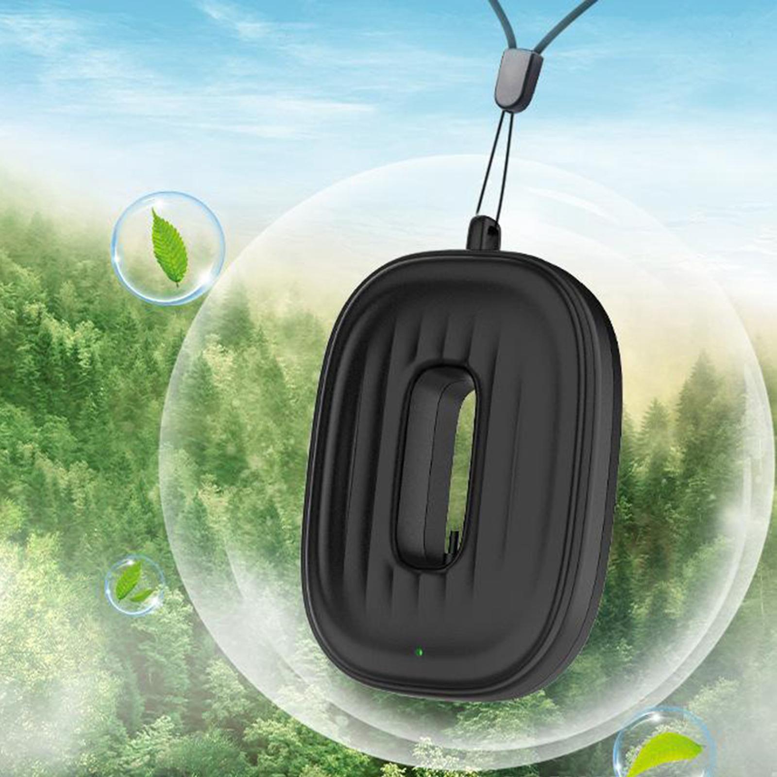 Wearable Air Purifier Necklace Portable Negative Ion Air Freshener