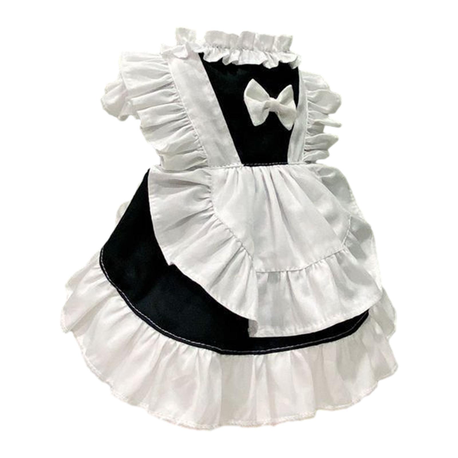 Cat Dress Cat Clothing Breathable Fashion Spring Summer Party Costume Maid Dress Cute Apparel Birthday Lovely Princess Dress Dress