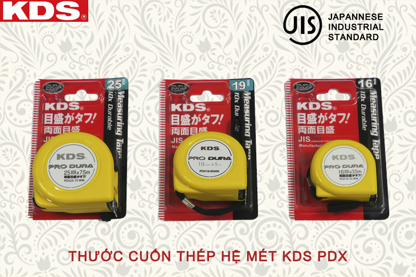 THƯỚC CUỐN THÉP HỆ MÉT KDS PDX