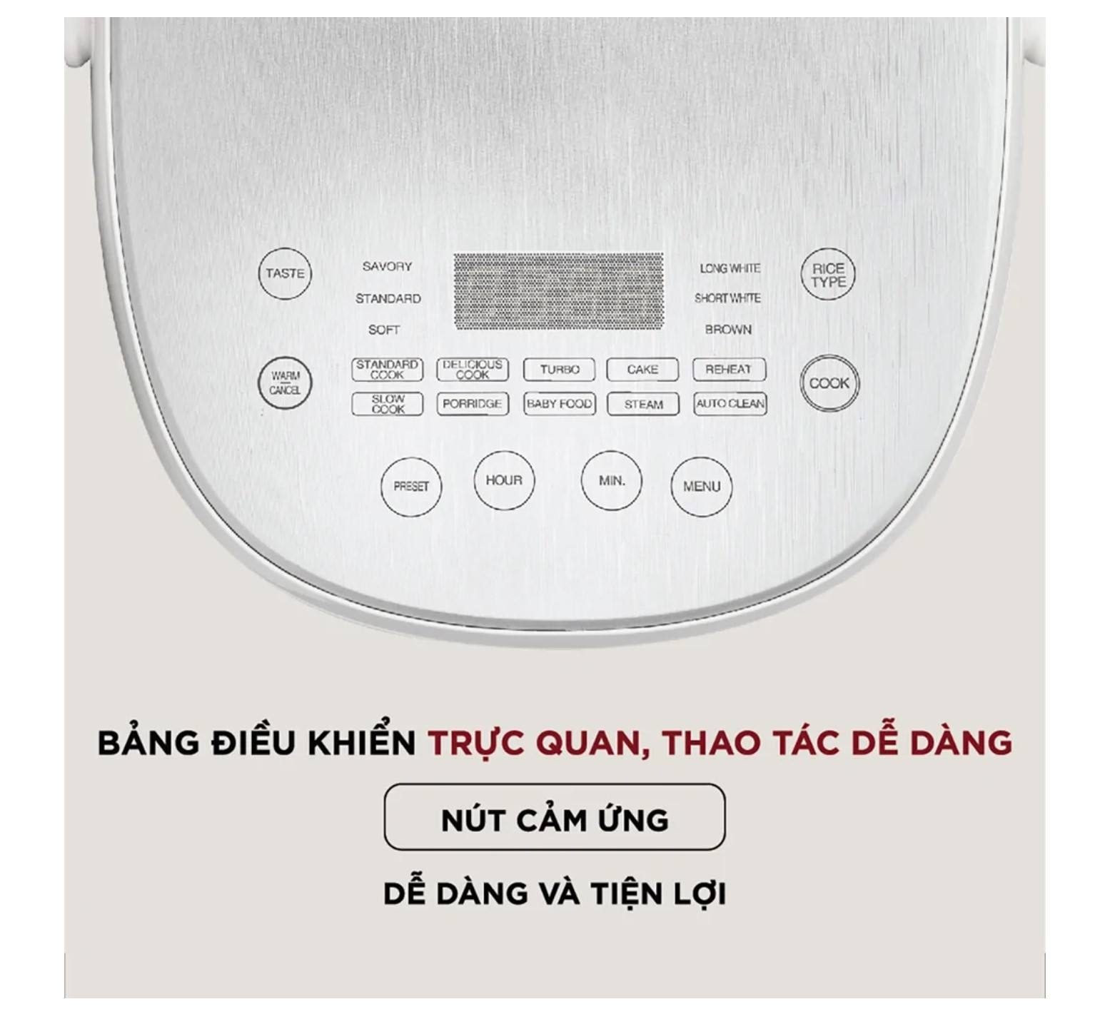 Nồi cơm điện tử 1.08L Cuckoo CR-0690F/SIWH - Màu trắng, Công suất 600W, 12 menu - Hàng chính hãng - Bảo hành 24 tháng
