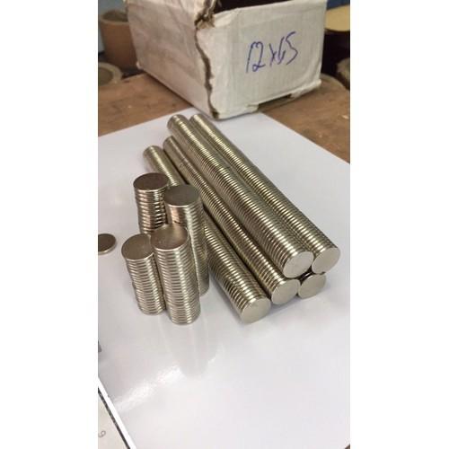 Com bo 10 VIÊN Nam châm đất hiếm 12x1.5mm