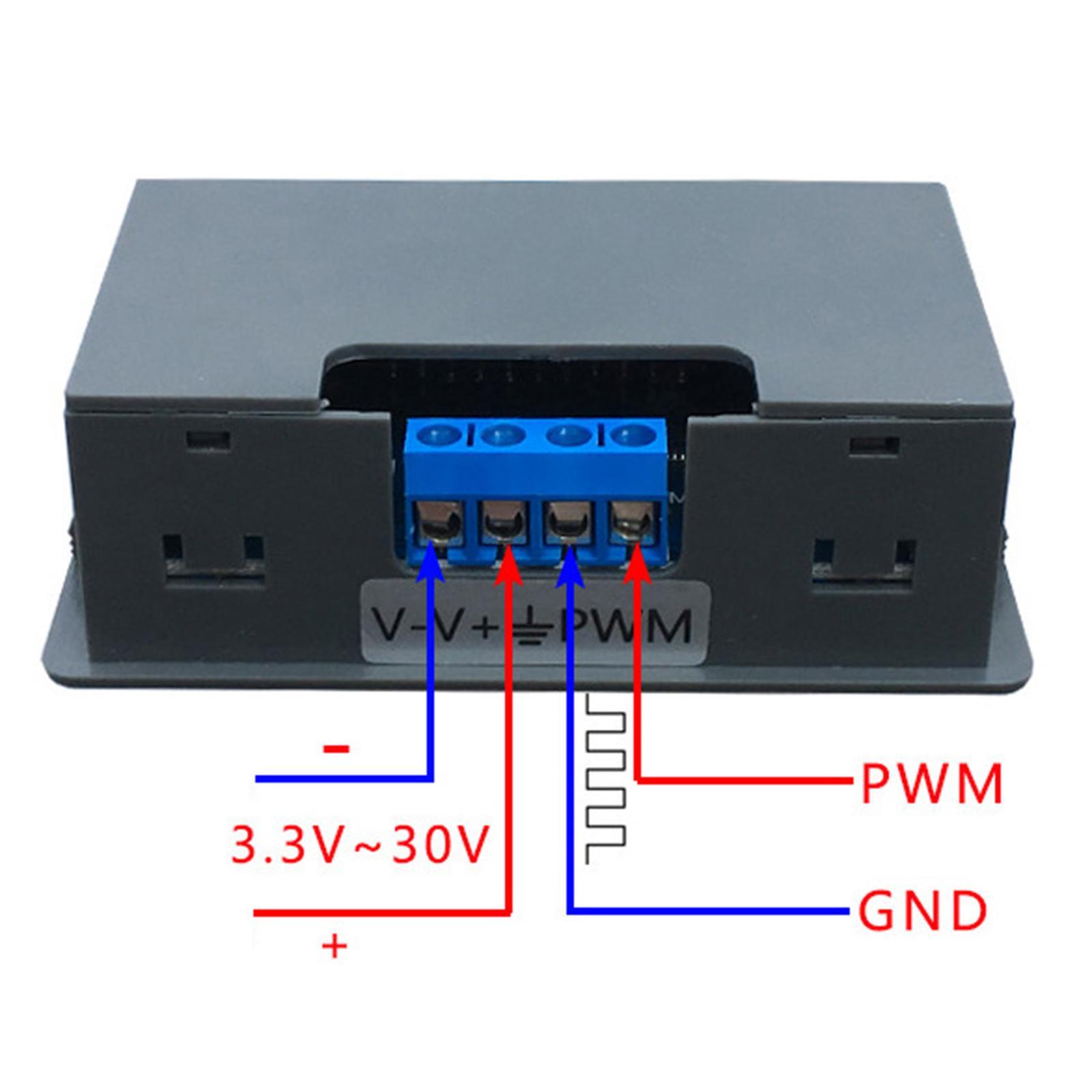 PWM Pulse Frequency Signal Generator XY-KPWM LCD Display Square Wave Signal Generator
