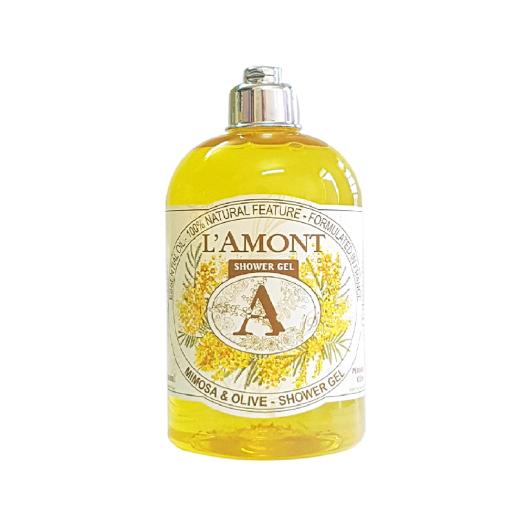 Combo Sữa Tắm L'amont En Provence Rose Shower Gel + Mimosa Shower Gel 500ml/chai