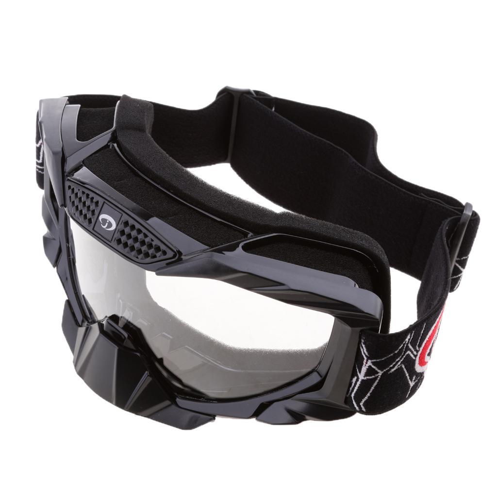 Motorcycle Windproof Anti-Fog Dustproof Goggles Clear Lens
