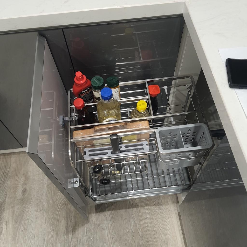 Kệ Để Dao Thớt Gia Vị Đa Năng Tủ Bếp INOX 304 Chính Hãng - Bảo Hành INOX Trọn Đời