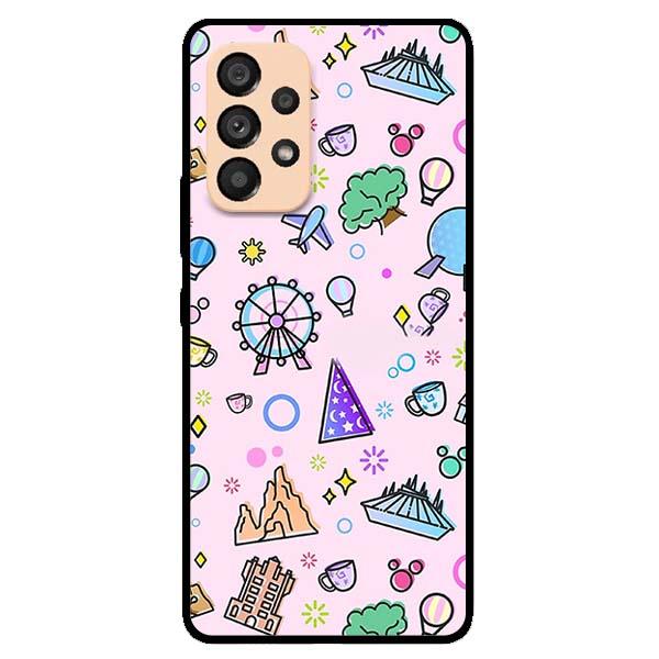 Ốp lưng dành cho Samsung Galaxy A23 / A33 5G / A53 5G / A73 5G - Họa Tiết Nền Hồng