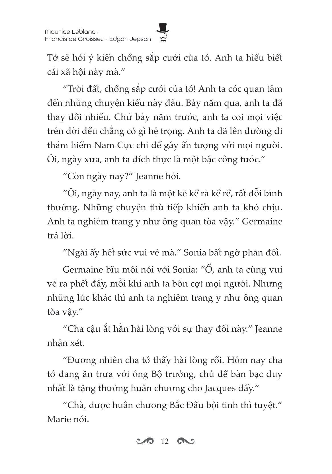 Sách Arsène Lupin - Siêu Trộm Hào Hoa- Vụ Chơi Khăm Ngài Triệu Phú