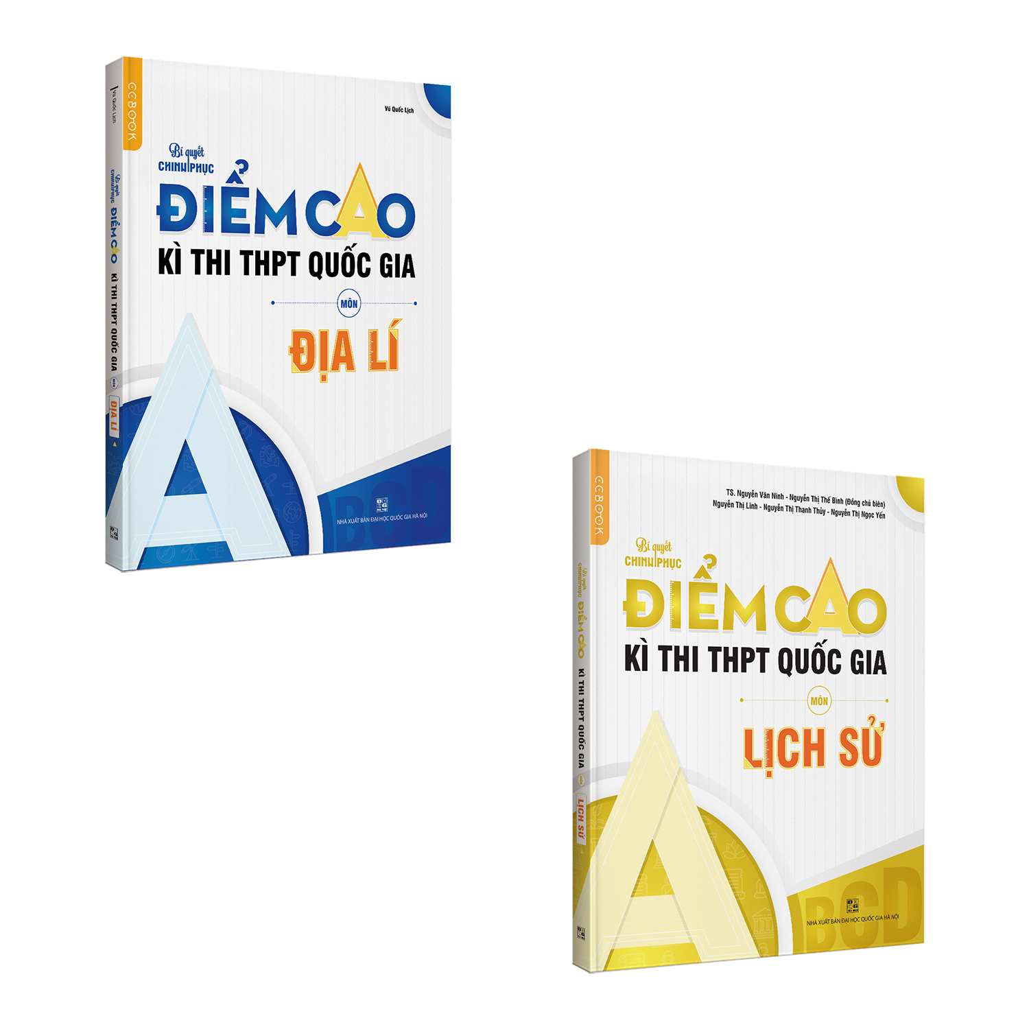 Combo Bí quyết chinh phục điểm cao THPT Quốc gia Lịch sử - Địa lí - NXB Đại học Quốc gia Hà Nội