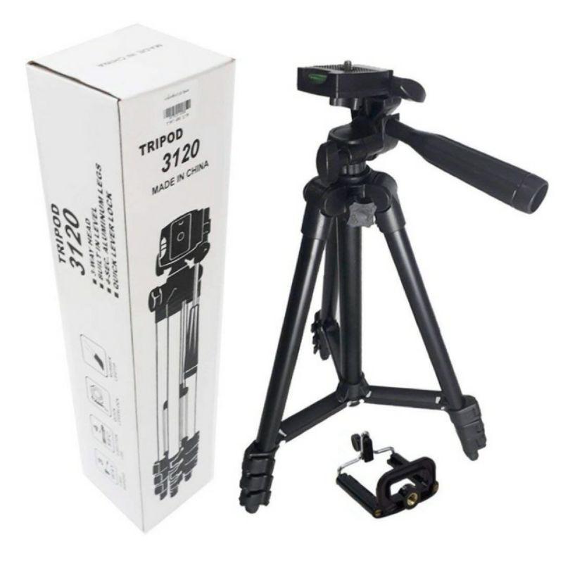 GẬY CHỤP ẢNH 3 CHÂNMIỄN PHÍ VẬN CHUYỂNGẬY CHỤP HÌNH 3 CHÂN TRIPOD 3120 KÈM ĐẦU KẸP TIỆN DỤNG