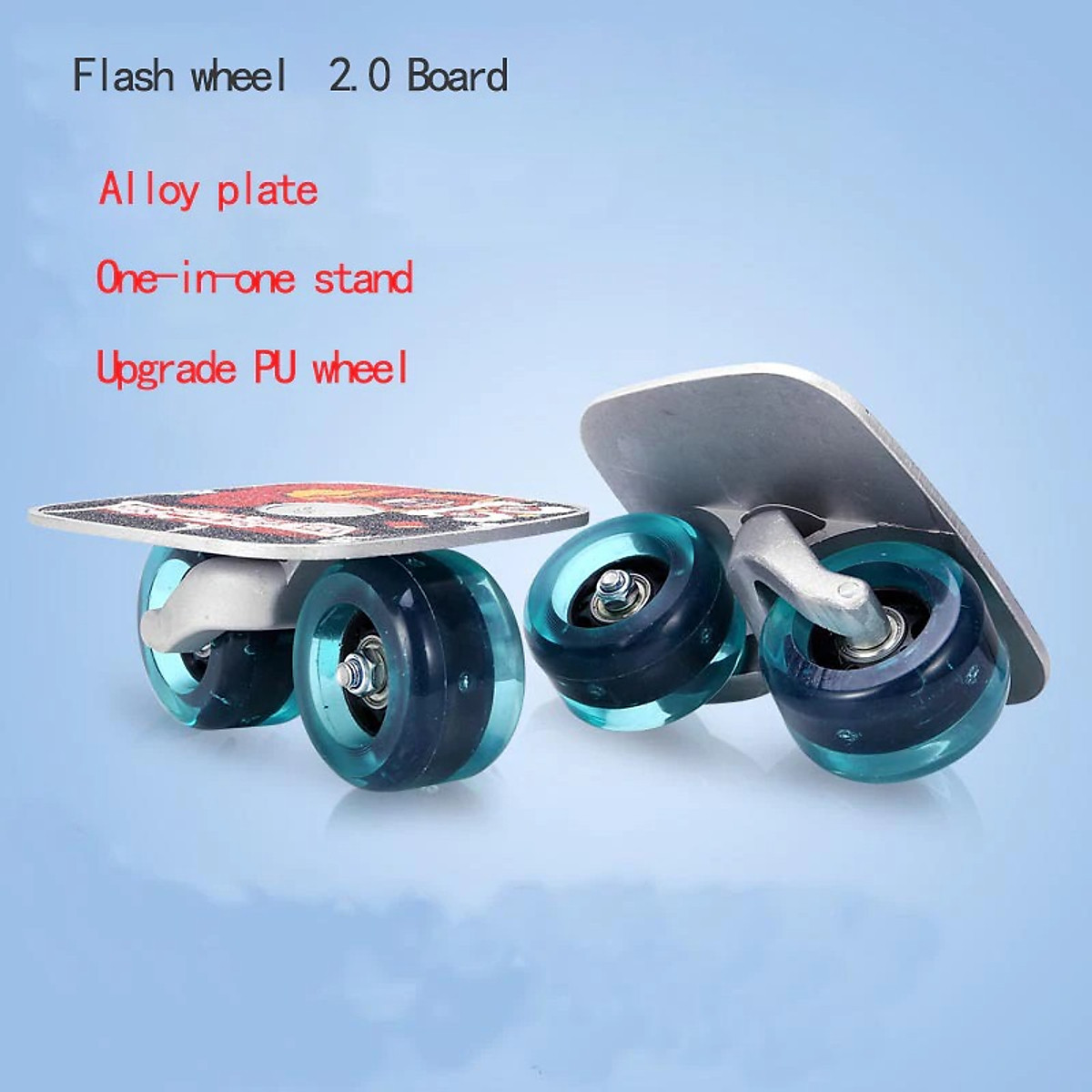 Ván trượt hợp kim nhôm có LED Flash wheel 2.0 Board Freeline Skate- Cao cấp