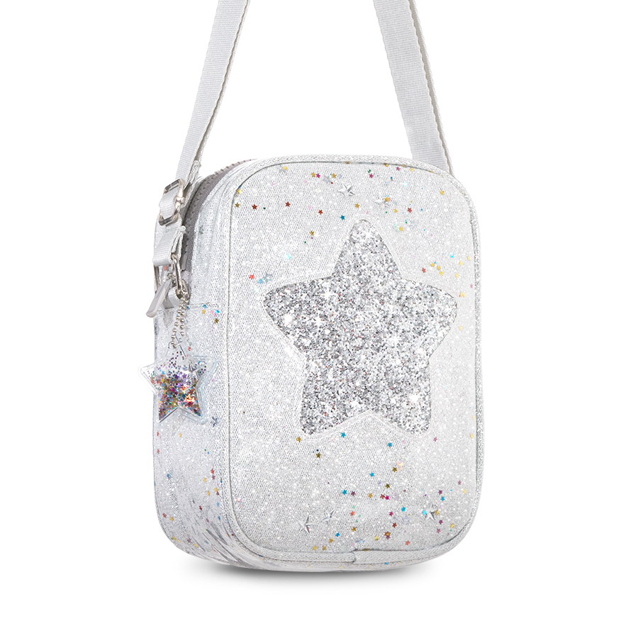 Túi đeo chéo thời trang SPARKLE-Bạc CLEVERHIPPO STAR/CRH2104/SILVER/SPARKLE20