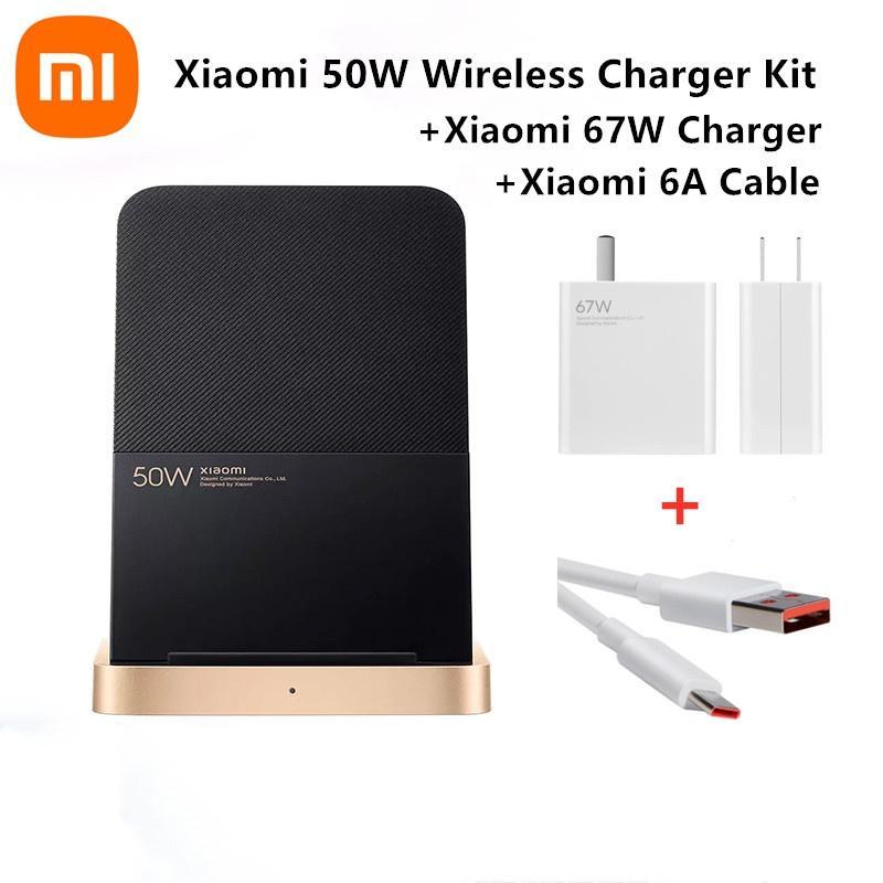 Bộ Sạc Nhanh Không Dây Xiaomi 50W 67W 6A Type-c Cho Xiaomi 11 / 12 Pro 12S Ultra