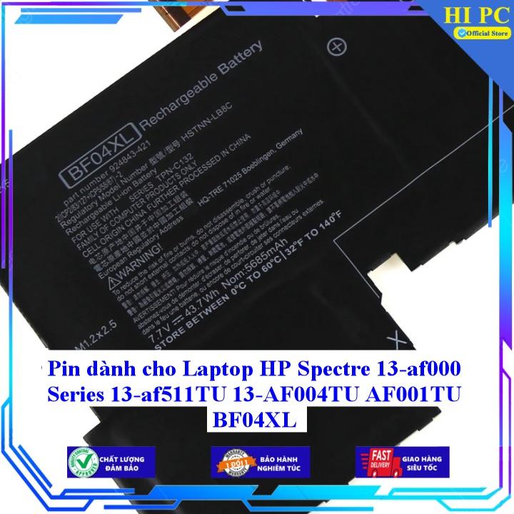 Pin dành cho Laptop HP Spectre 13-af000 Series 13-af511TU 13-AF004TU AF001TU BF04XL - Hàng Nhập Khẩu