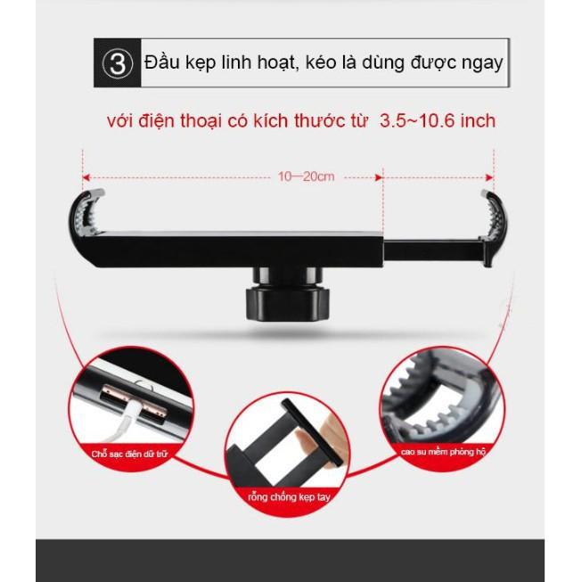 Giá Đỡ có chân kẹp cho Điện Thoại Máy Tính Bảng