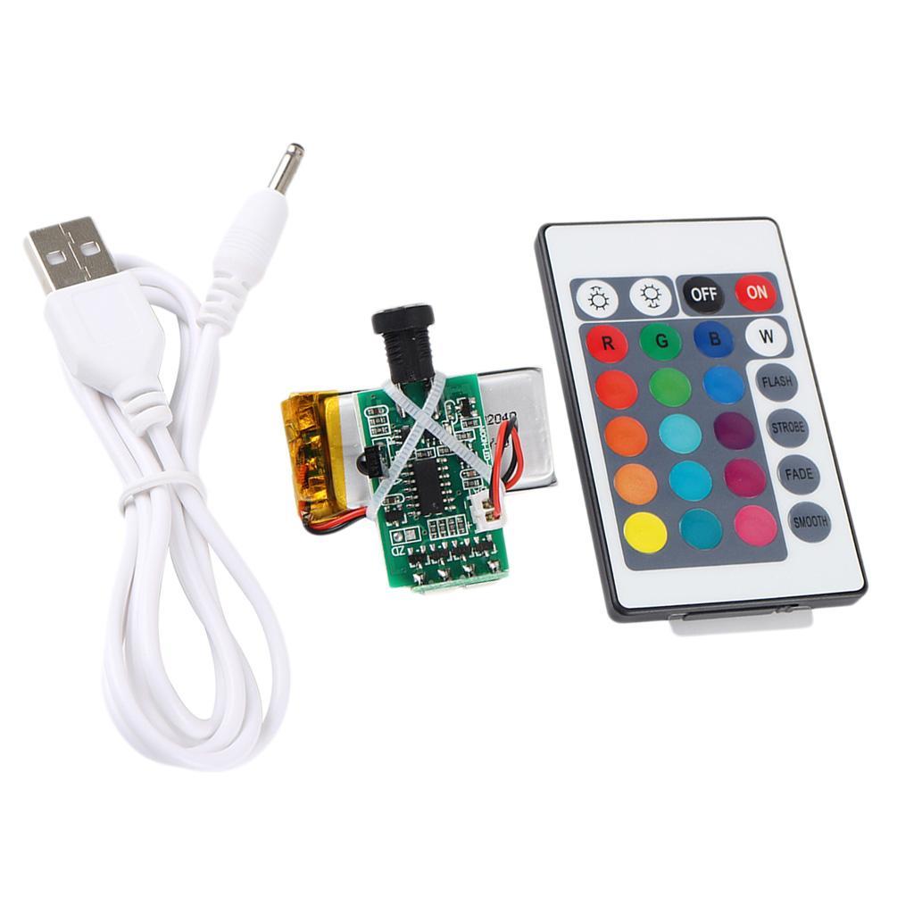 5Pcs 16 Colors USB Touch Printing Moon Light Lamp