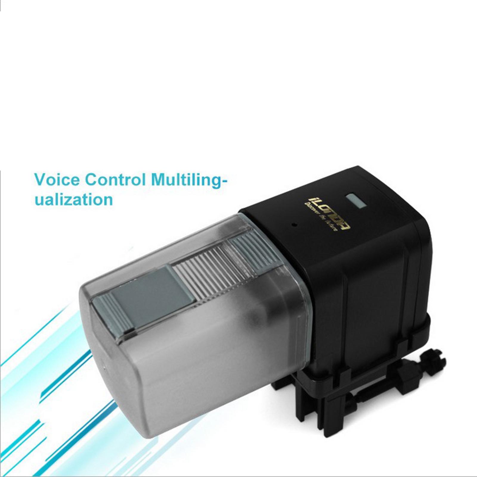Automatic Fish Feeder, Moisture-Proof Electric Auto Fish Feeder for Aquarium Fish Tank, Fish Food Vacation Feeder Timer Fish Food Dispenser,165-175ml