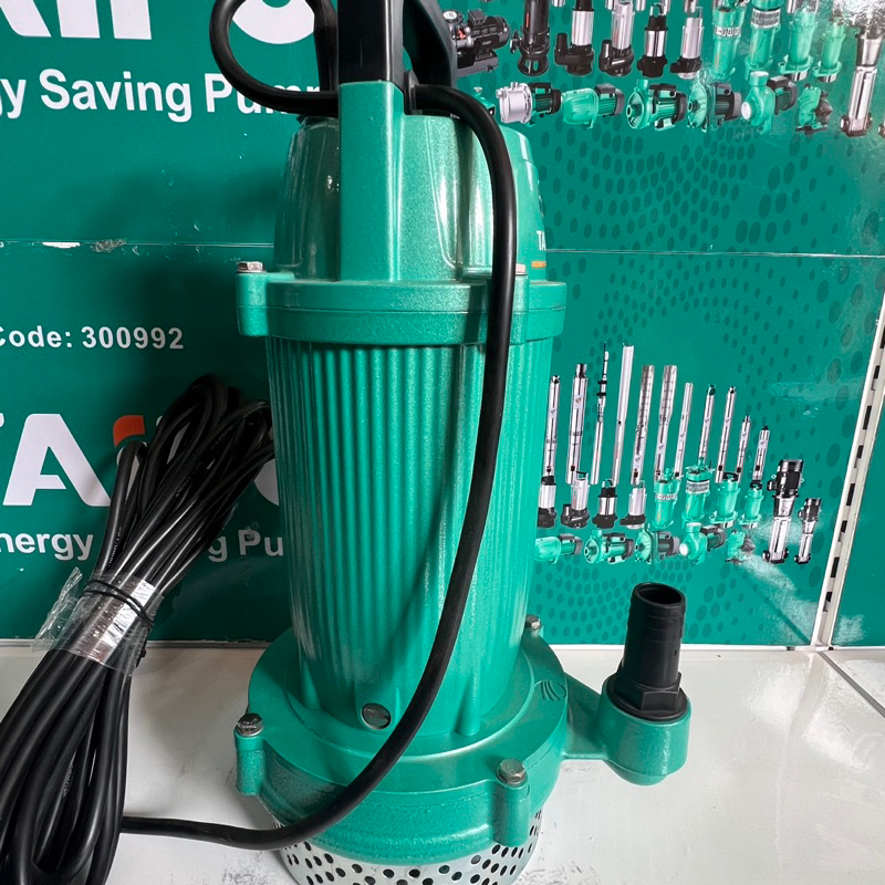 Máy bơm chìm đẩy cao 1.1Kw cổ 25 Thân nhôm sơn tĩnh điện, không ngâm dầu TAIFU QDX3-30-1.1L - Bảo hành 1 năm