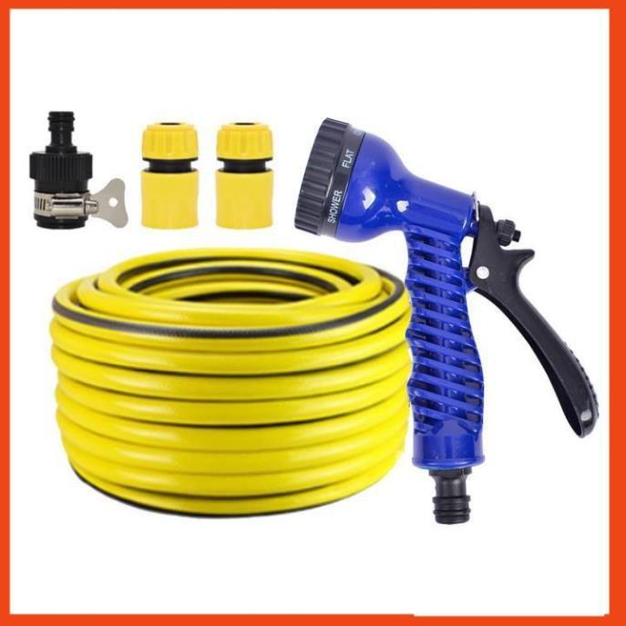 Bộ dây tăng áp 3 lần vòi xịt nước rửa xe, tưới cây loại 7-10m 206843