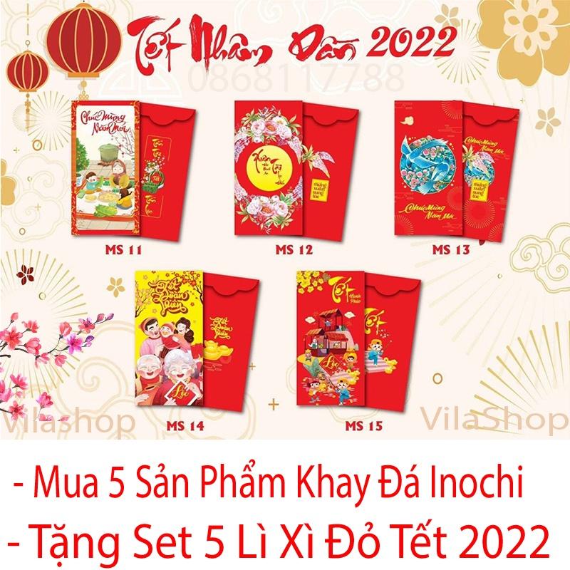 Khay Làm Đá, Khay Đá Kari 84 Viên Vuông, Nhựa Dẻo Cao Cấp Inochi - An Toàn - Kháng Khuẩn - Khử Mùi