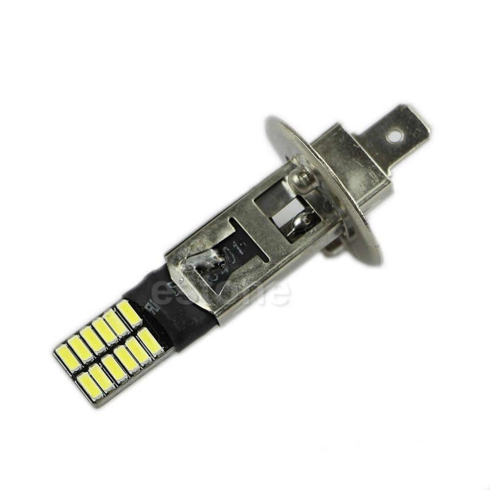 2 Pieces H1 20LED 100W Yellow Projector Fog Driving Light & H1 3014 24SMD