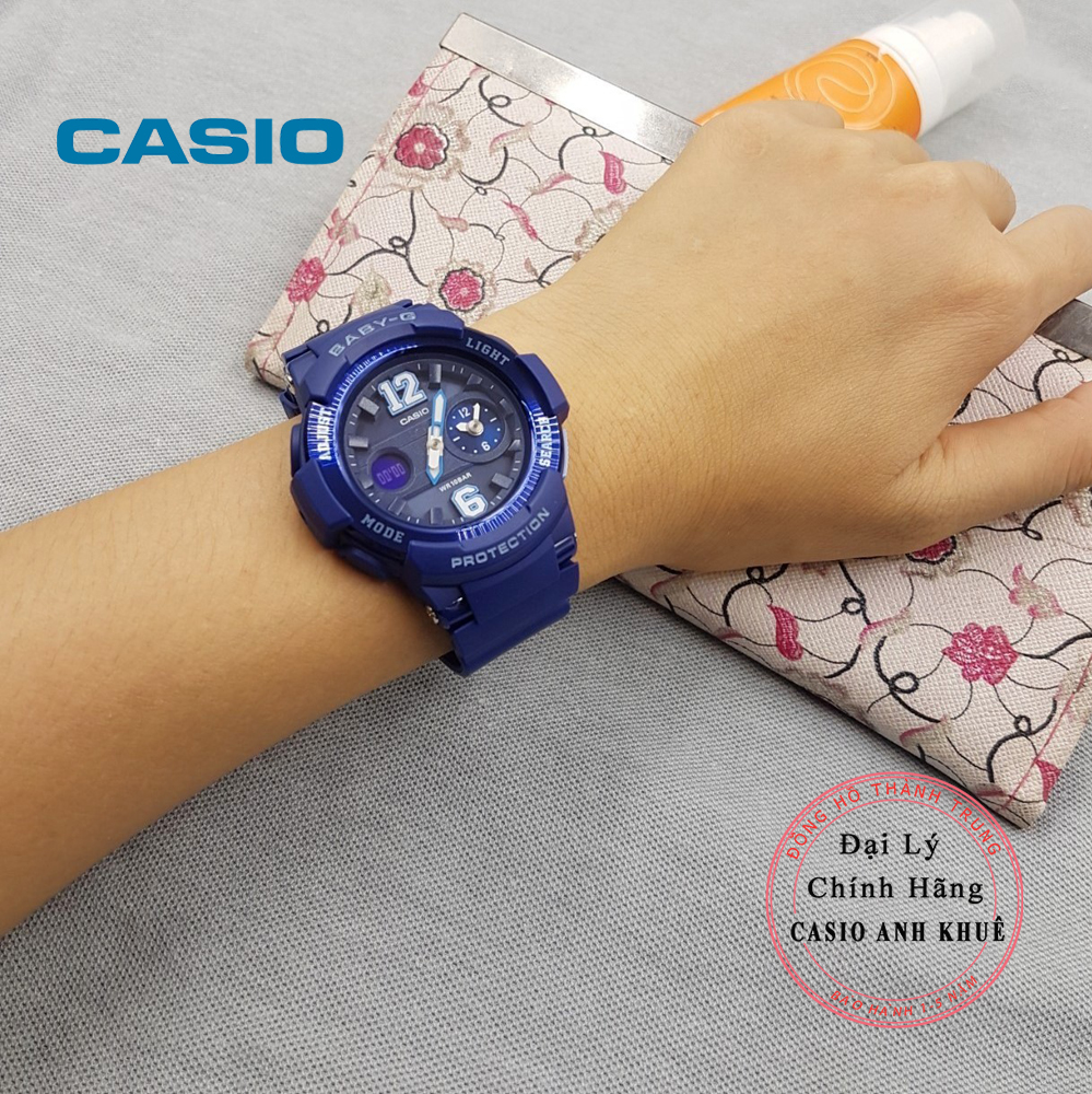 Đồng Hồ Nữ Dây Nhựa Casio BABY-G BGA-210-2B2 - Xanh Đen