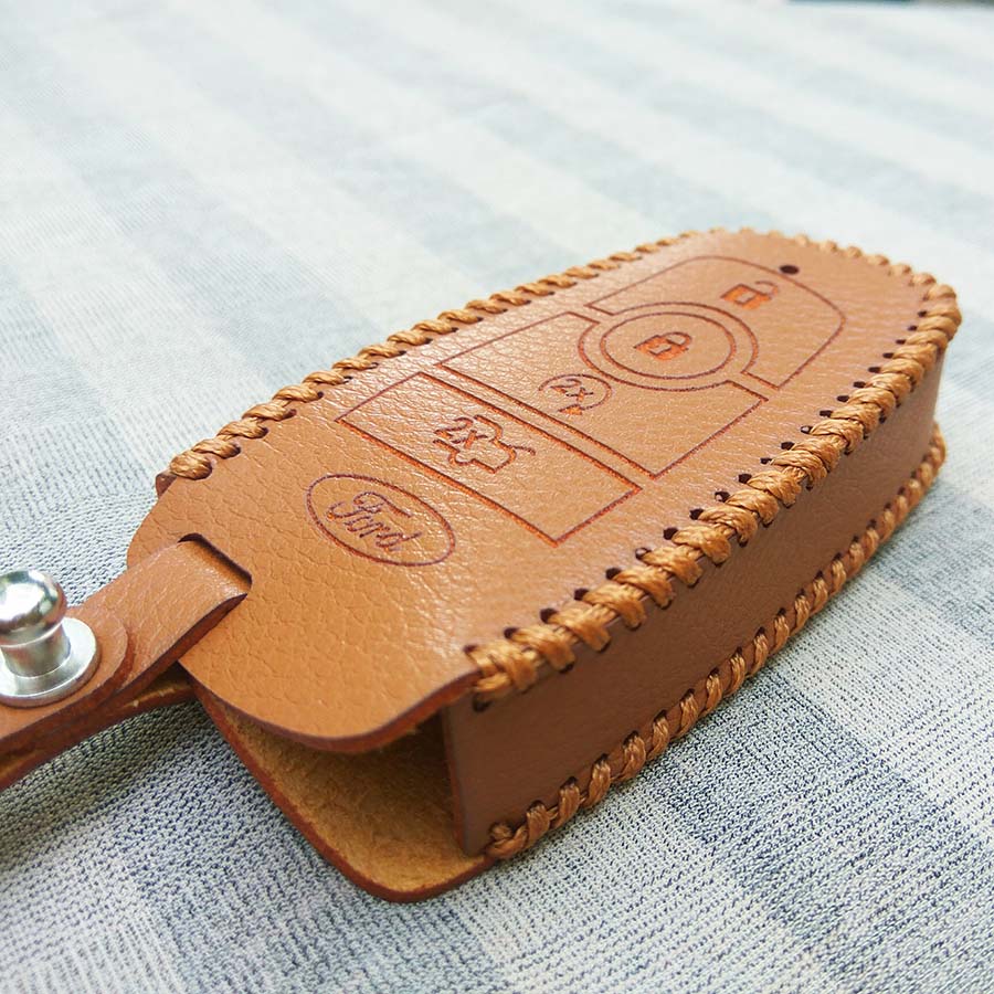 Bao da chìa khóa smartkey xe Ford Explorer 2019