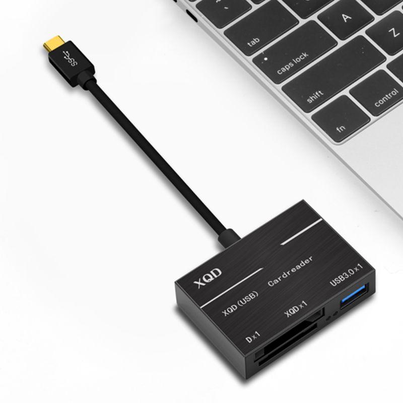Đầu Đọc Thẻ Nhớ Tốc Độ Cao Usb 3.0 Loại C Sang Xqd / Sd