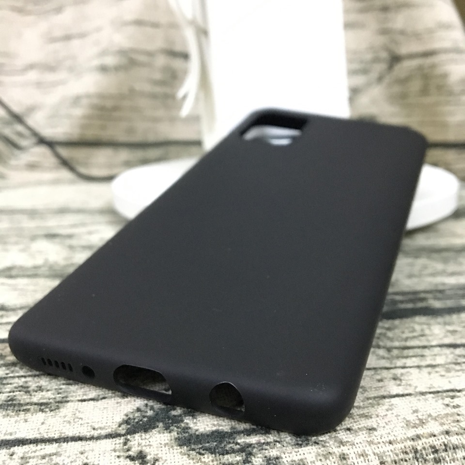 Ốp lưng dẻo mỏng dành cho Samsung Galaxy A51 - Dẻo màu đen.