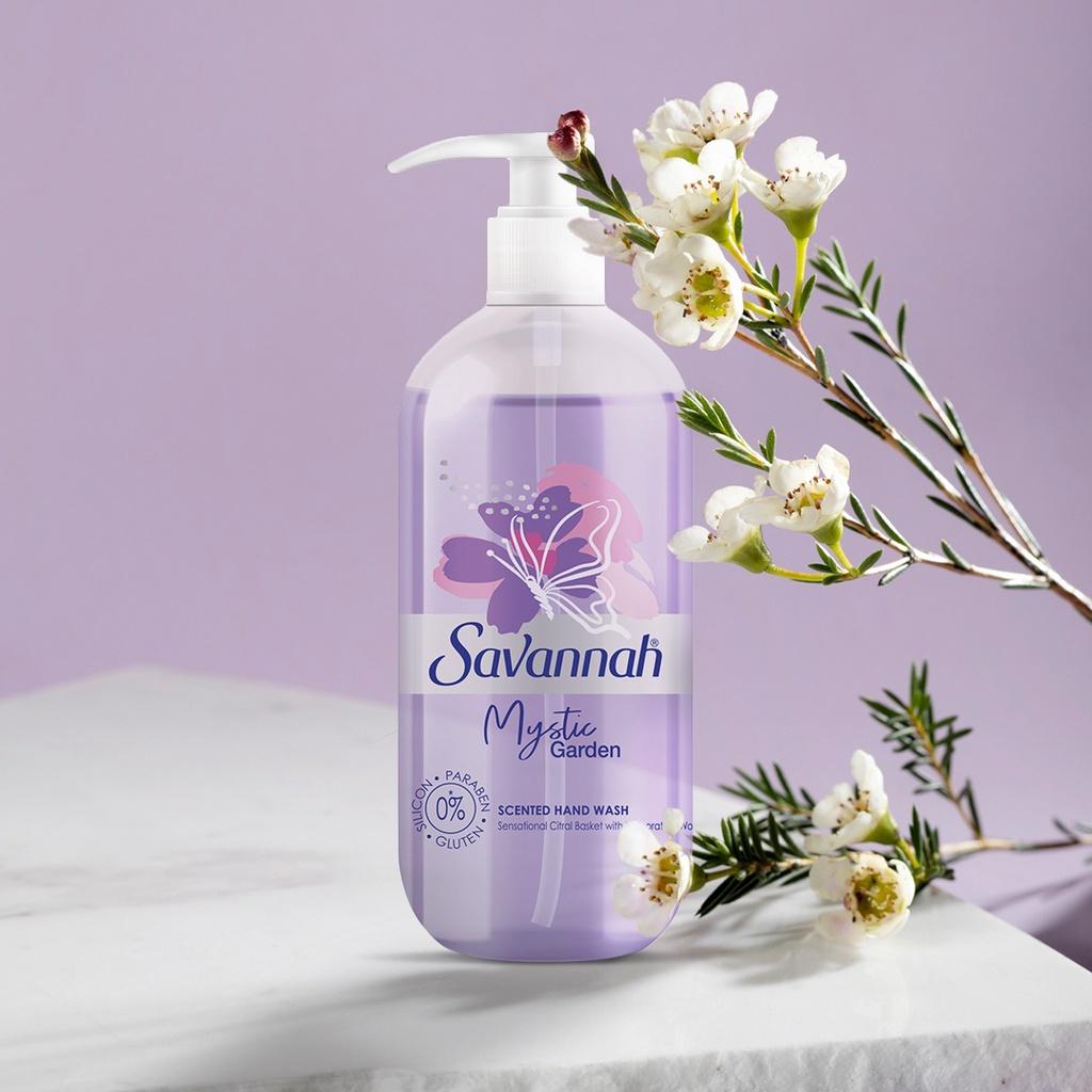Combo 2 Nước rửa tay dưỡng da Savannah Moment Mystic Garden