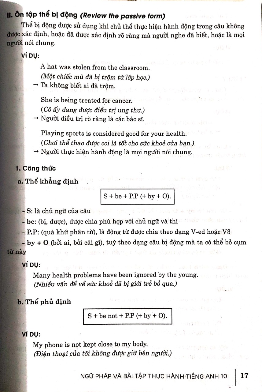 Ngữ Pháp Và Bài Tập Thực Hành Tiếng Anh 10