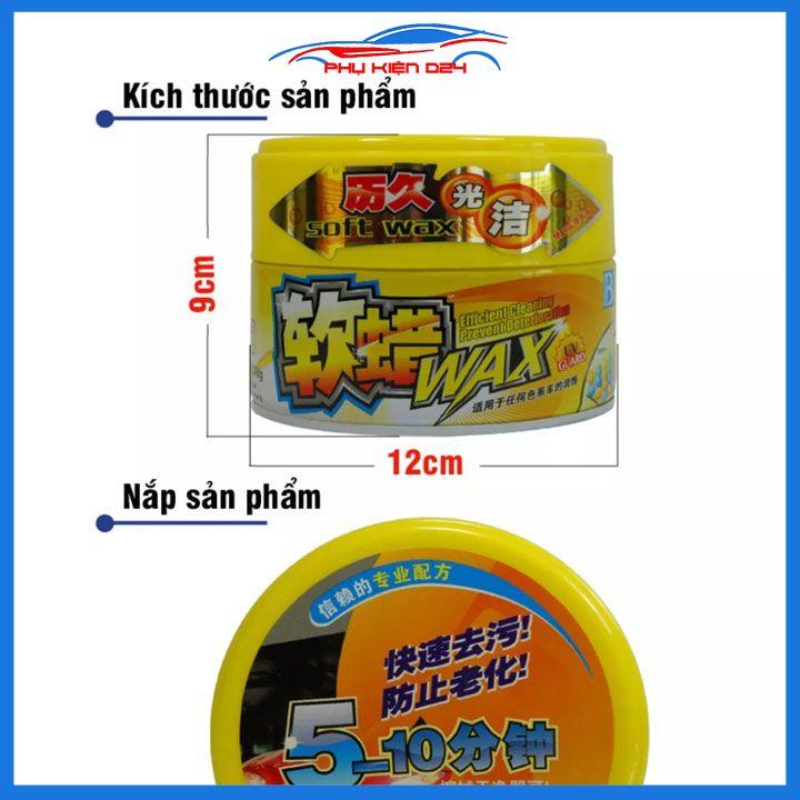 Sáp đánh bóng sơn xe Botny Soft Wax Bb-1718 bảo vệ bề mặt sơn, chống tia UV, trọng lượng 300g