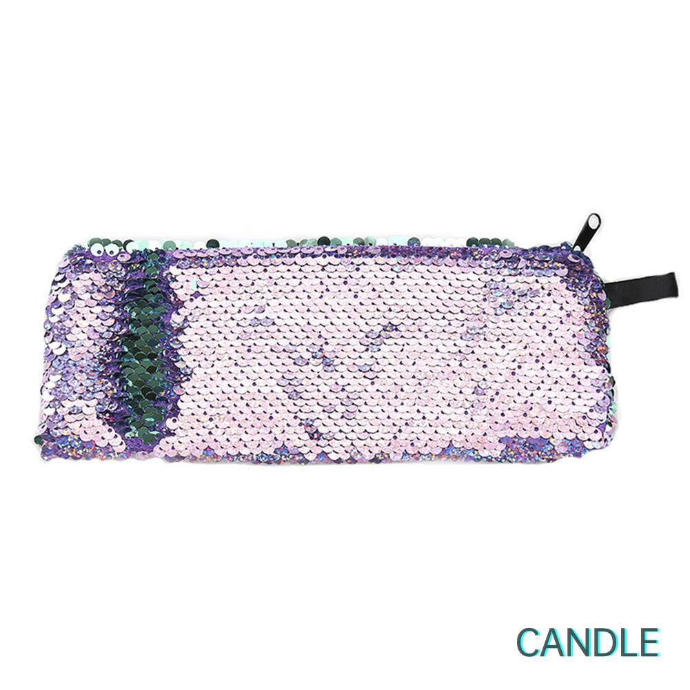 Túi Đựng Bút / Đồ Trang Điểm Đính Kim Sa Lấp Lánh