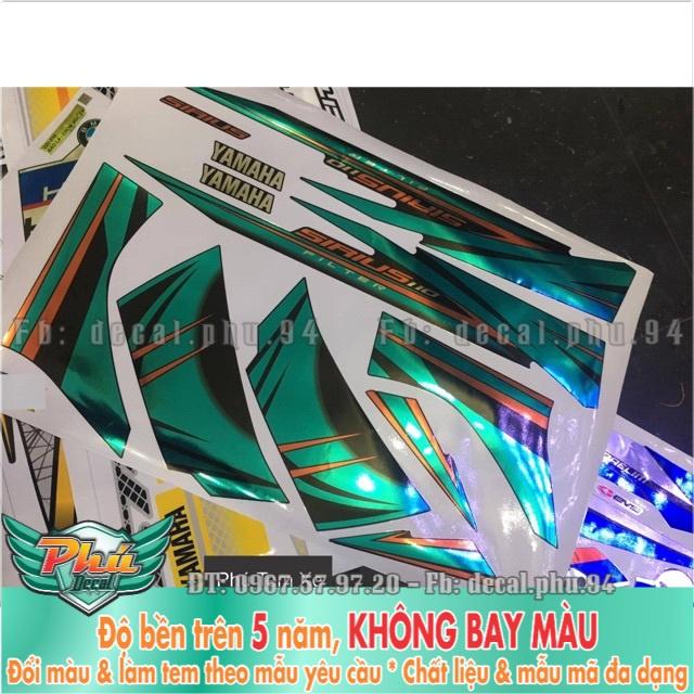 Tem rời Sirius Xanh Crom