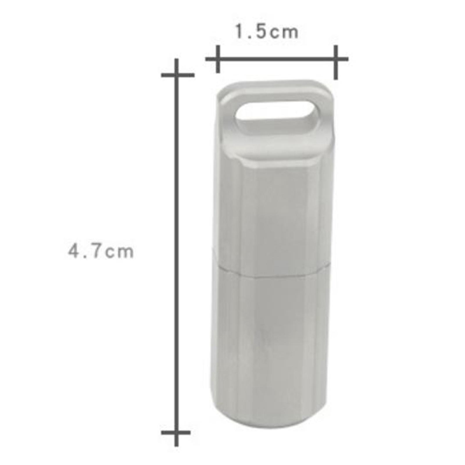 Mini Sealed  Case Capsule  Bottle  Holder  Box for Purse