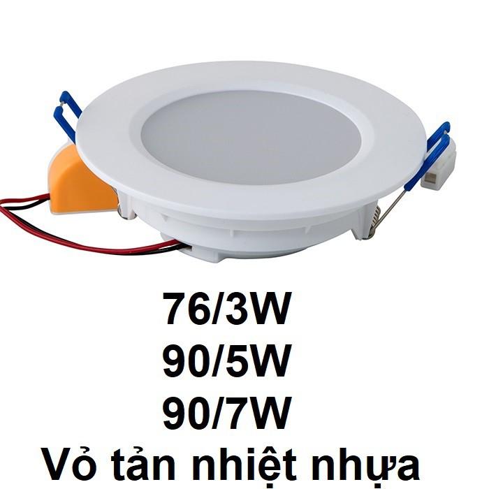 Đèn LED âm trần Rạng Đông 1 màu và đổi 3 Màu