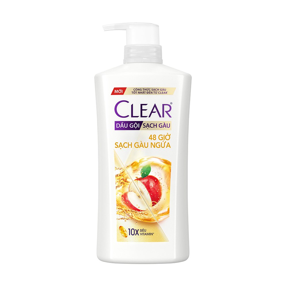 Dầu Gội Clear Thảo Dược Nuôi Dưỡng Da Đầu Từ Gốc, Sạch Gàu Và Giảm Gãy Rụng 630g - Gừng &amp; Hoa Cúc