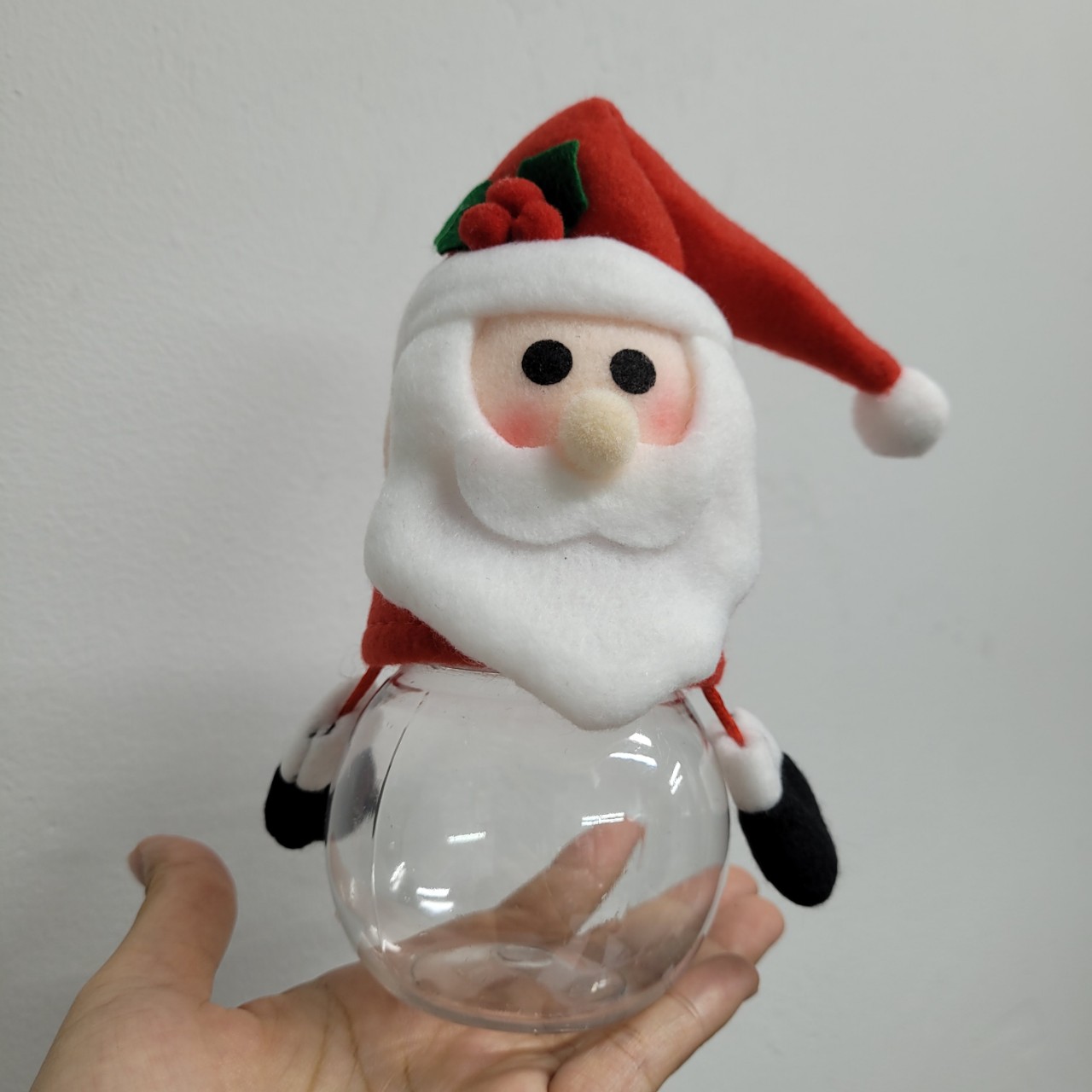 Hộp đựng bánh kẹo giáng sinh hình ông già Noel