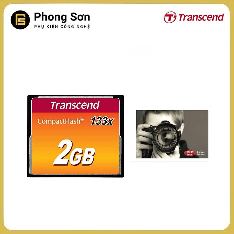 Thẻ nhớ Transcend CF 2GB (133x Speed) Hàng nhập khẩu