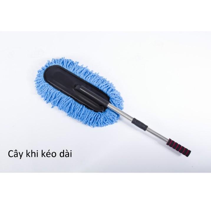 Chổi Lau Xe Rửa Vệ Sinh Ô Tô Điều Chỉnh Được Độ Dài Đa Năng, Chổi lau xe ô tô nano siêu mịn chuyên dụng