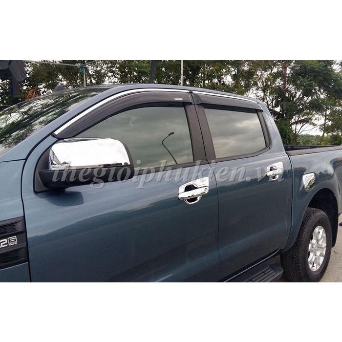Bộ ốp tay nắm, ốp hõm cửa xe Ford Ranger