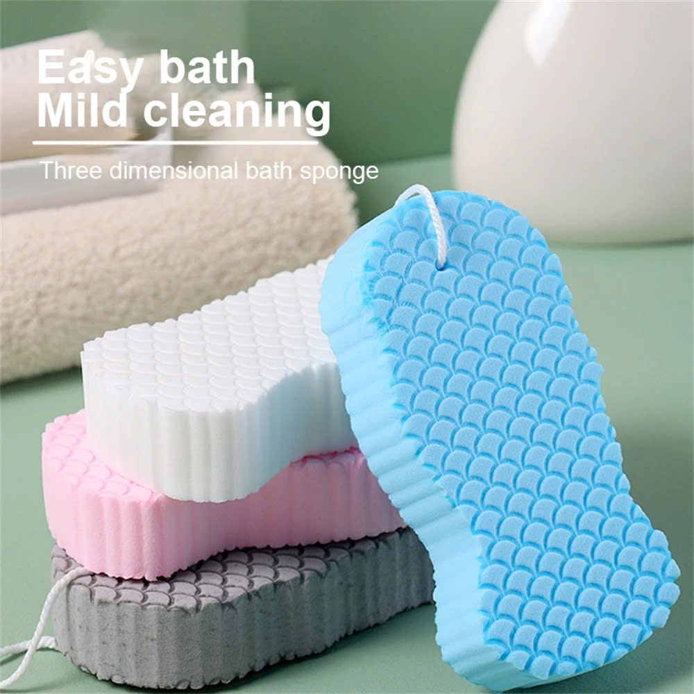 Miếng Bọt Biển Tắm Tẩy Tế Bào Chết, Làm Sạch Cơ Thể  - HÀNG CHÍNH HÃNG MINIIN