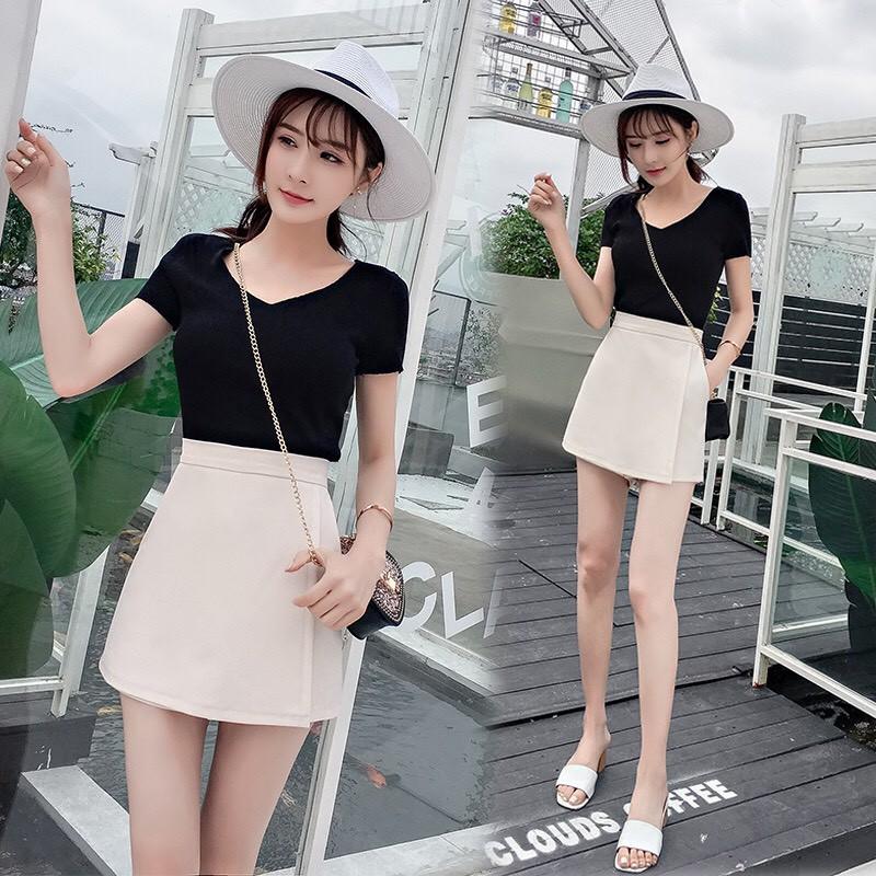 Quần giả váy chữ A chất đẹp chuẩn form